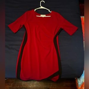 Black and Red Dress